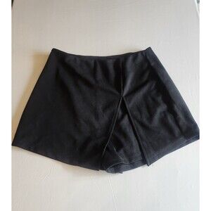 Shein EZwear Skort Size S Black Side Zipper Pleated